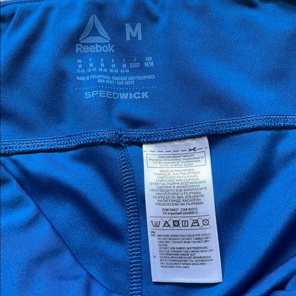 🍄 Reebok EUC Speedwick Crop Length Leggings - Picture 3 of 4